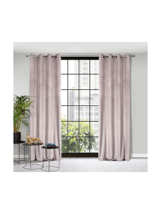 Eurofirany Curtain Lili Pink 140x250cm