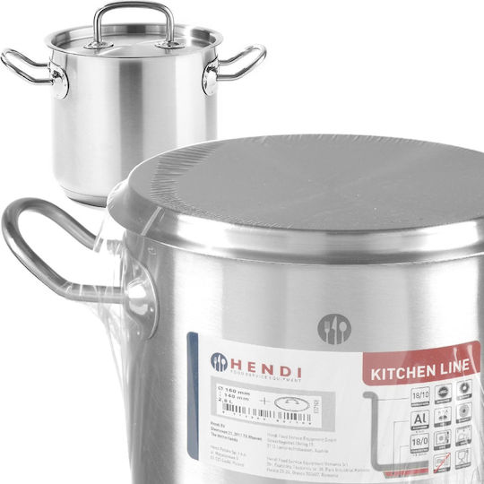 Hendi Βαθιά Ανοξείδωτη Κατσαρόλα 2.8lt / 16cm