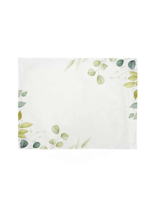 Eurofirany Placemats Tesatura Alb 40x30cm 1buc