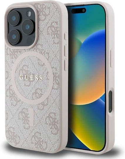 Guess Classic Umschlag Rückseite Kunststoff Rosa (iPhone 17 Pro Max / iPhone 17 Pro / iPhone 16 Pro Max)