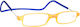 Clic Lesebrille +1.00 mit Magnet in Orange Farbe CSROACL100