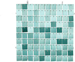 Turquoise Sequin Square Panel Backdrop