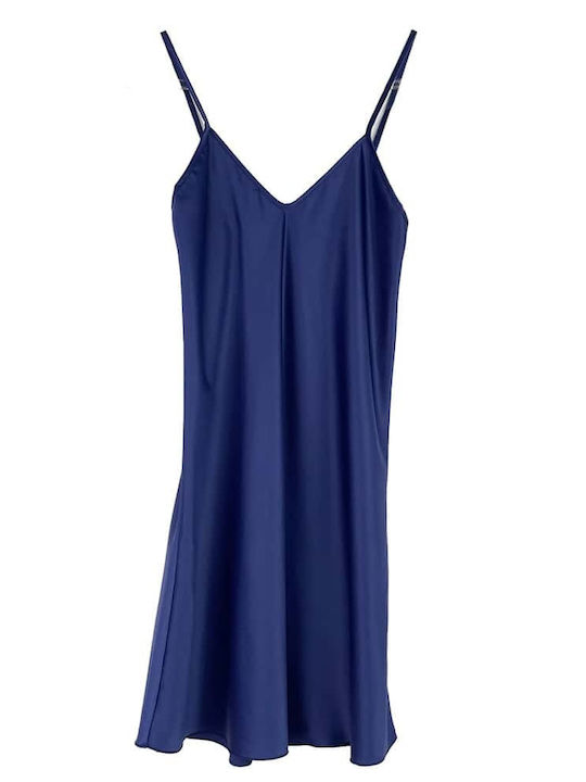 Cootaiya Summer Women's Nightdress Blue