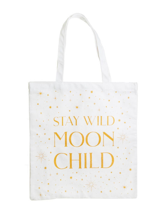 Sass & Belle Fabric Shopping Bag in White color