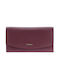 Lavor Large Leather Women's Wallet Pink