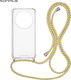 Sonique Armor Clear Silicone Case with Lanyard ...