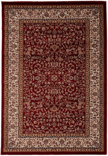 Royal Carpet Teheran 3647 Teppich Rechteckig Synthetisch,Polyester/Cotton/Leather Red