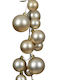 Dekorative Girlande Weihnachtskugeln Champagner 180cm 306.001.0611.29