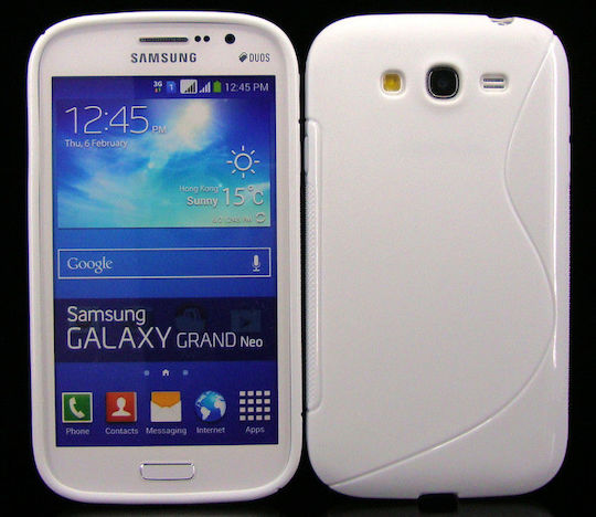 Neo Back Cover Σιλικόνης Λευκό (Galaxy Grand)