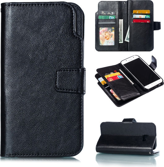 Book Leather / Synthetic Leather / Silicone Black (Galaxy A5 2017)