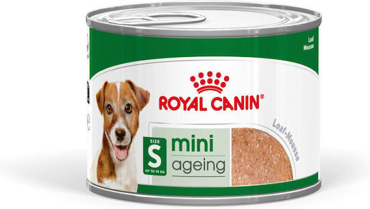 Υγρή Τροφή Royal Canin Mini Ageing 8+ Loaf Πατέ Ώριμους Σκύλους Μικρόσωμων Φυλών Άνω 8 Ετών Μέχρι 10kg 195gr