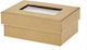 Kraft Box with Window 10x7cm 1pc