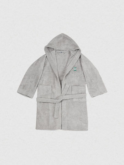 Sunshine Kids Hooded Bathrobe Grey