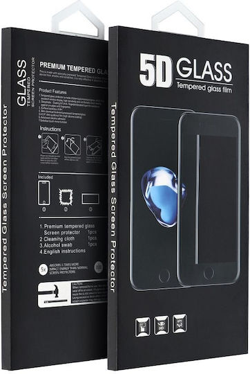 5D 0.3mm Full Glue Full Face Tempered Glass Black (iPhone 16, Apple)