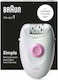 Braun Silk-Epil 1 Αποτριχωτική Μηχανή Epilator για Πρόσωπο & Σώμα