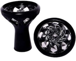 Classic Hookah Bowl Glass Μαύρο