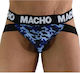 Macho Underwear Herren Jockstrap Blau