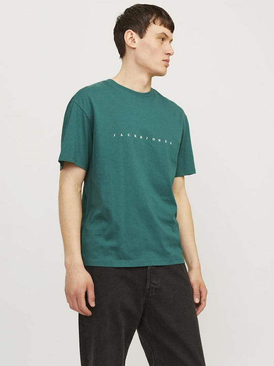Jack & Jones T-shirt Πετρόλ