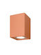 Aca quadratisch Wasserdicht Spot Deckenleuchte für den Außenbereich GU10 in Orange Farbe MK163130STC
