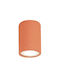 Aca round Waterproof Outdoor Ceiling Spot GU10 in Orange Color MK163130RTC