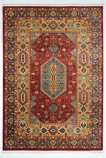 Ezzo Orient 9544a Teppich Rechteckig Synthetisch,Polyester/Cotton/Leather Red