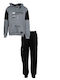 Kids Sweatpants Set Grey 2pcs