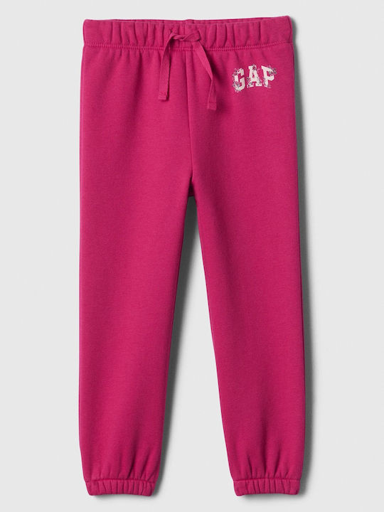 GAP Kids Sweatpants Bright Beet Logo