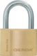 Gerda Bronze Padlock Brass with Key 30mm 2pcs