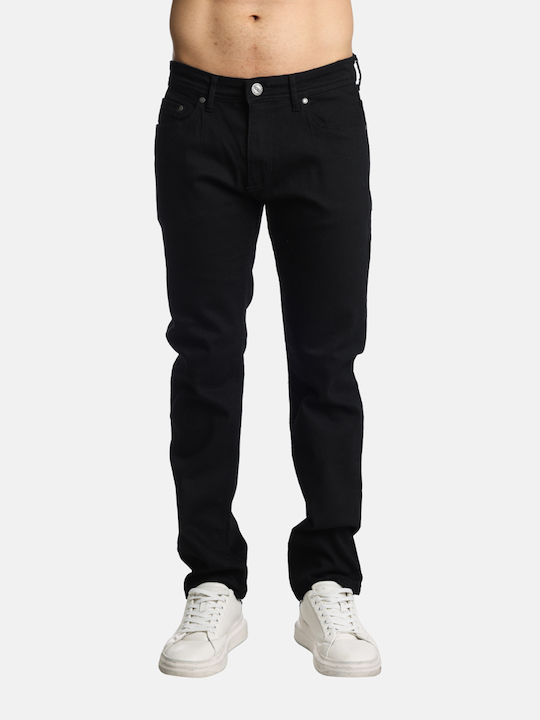 Life Style Butiken Men's Jeans Pants in Slim Fit Black