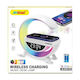 Andowl Ασύρματος Φορτιστής (Qi Pad) 15W Λευκός (Qcd170)