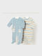 Mayoral Set Body pentru Bebeluși Mânecă lungă Catifea Light Blue 2buc