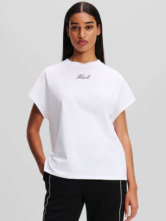 Karl Lagerfeld Femeie Tricou White