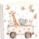 Άλμπουμ My Album Zoo Boho Style Ρυζόχαρτο 24x24cm Κουτί Άλμπουμ 40 Σελίδες
