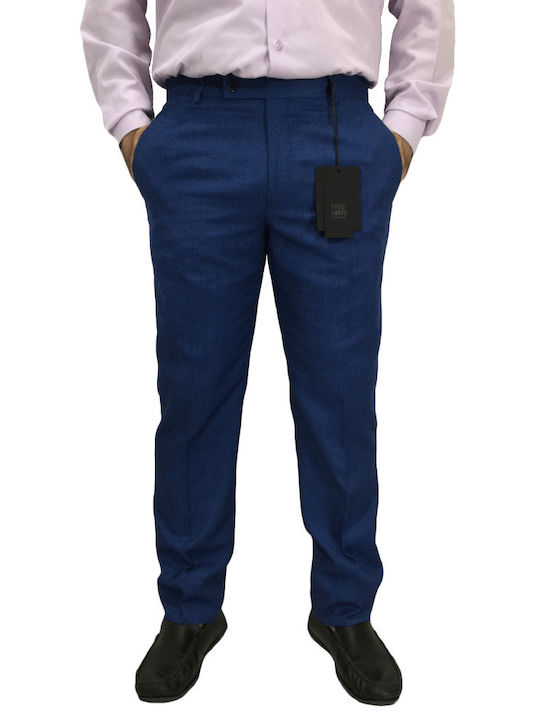 Freeman Clothing Trousers Suit in Slim Fit Royal