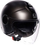 AGV Eteres Matt Asfalto Grey Motorradhelm Jet E...