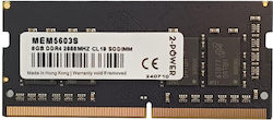 2 Power 8GB DDR4 RAM με Ταχύτητα 2666 για Laptop