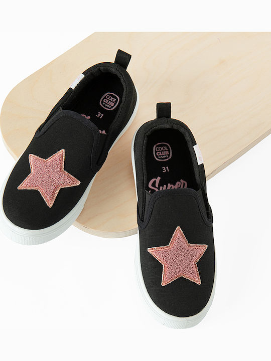 Cool Club Kids Sneakers Slip-on Black
