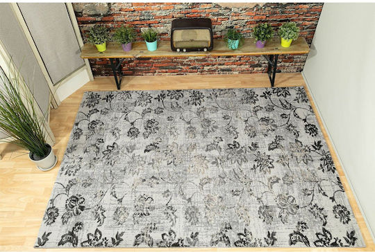 Ezzo Modern Bedroom Rugs Set Grey 12-9679BCD 3pcs
