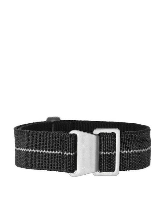 Fabric curea Benzile Nato Negru 18mm