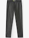 Kids' Leather Pants Black
