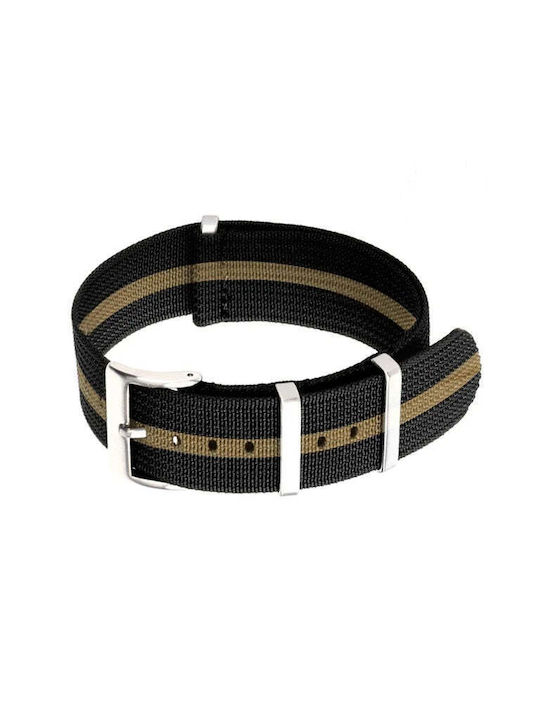 Fabric Strap Nato Black 20mm