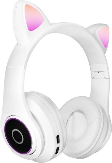 Avizar Безжични Bluetooth On Ear Слушалки с 12 часа Работа Бели