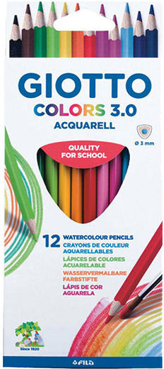 Giotto Colors 3.0 Ξυλομπογιές Σετ 6 χρώματα