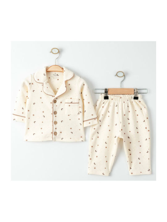 Trendy Shop Kids Pyjamas Cotton Beige