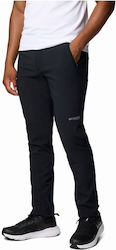 Columbia Canyon Omni-heat Infinity Ανδρικό Μακρύ Παντελόνι Πεζοπορίας Μαύρο