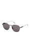 Zegna Unisex Γυαλιά Ηλίου με Γκρι Μεταλλικό Σκελετό και Γκρι Φακό EZ0234 09A