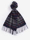 Men's Wool Scarf Navy Blue