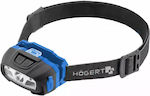 Högert Technik Headlamp LED Waterproof IPX6 with Maximum Brightness 220lm Red