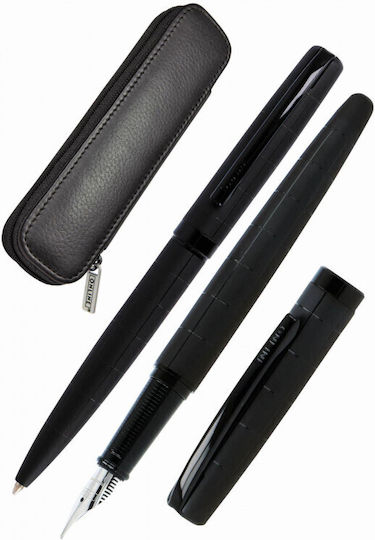 Set de Scris Toc Stilou Pix Negru 34573 Online 4014421345738 Penițe Medii