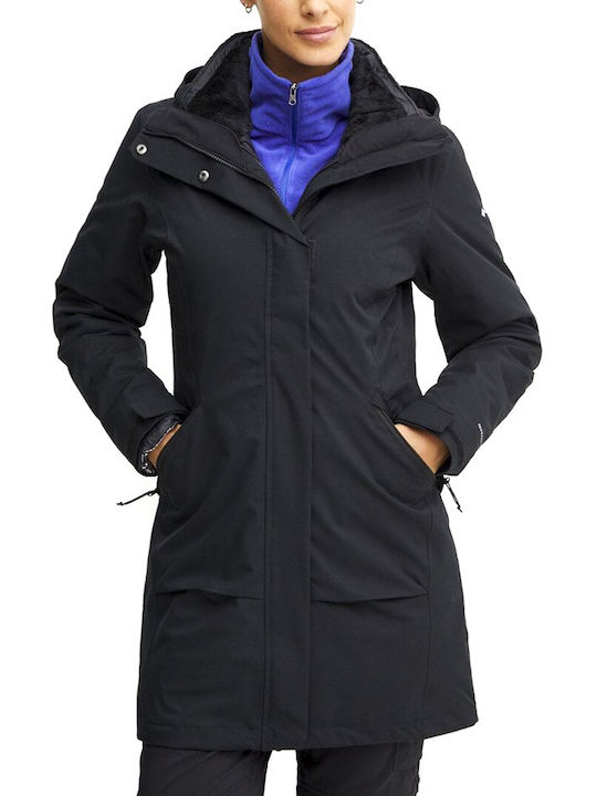 Columbia Women's Short Lifestyle Jacket for Winter BLACK